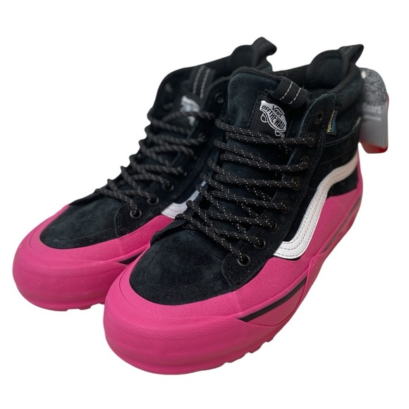 NWOB Vans SK8-HI DIP MTE-2 Black Pink Womens Size 8 Hiking Boot Duck Hoka Gorpc - Picture 1 of 15